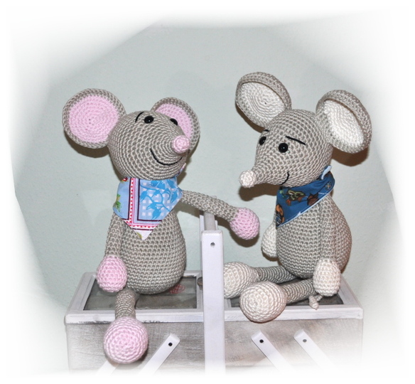 E-Book - Häkelanleitung - Kuschelmaus Conny