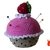 Häkelanleitung (026): Erdbeer-Muffin Nadelkissen