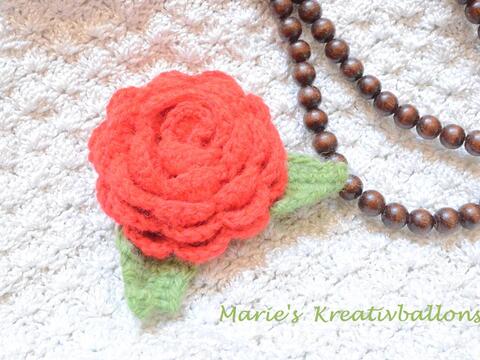 Häkelanleitung Rose