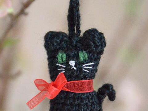 Häkelanleitung schwarze Katze