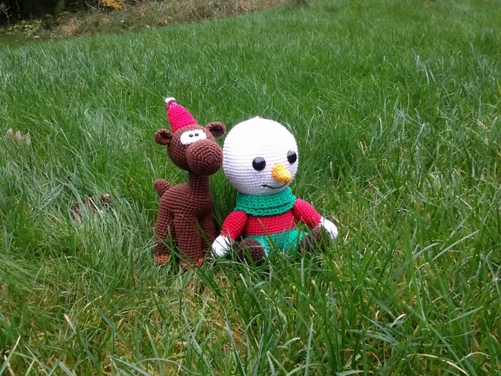 Baby Rudi Rentier - Amigurumi Häkelanleitung