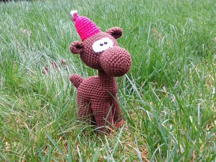 Baby Rudi Rentier - Amigurumi Häkelanleitung
