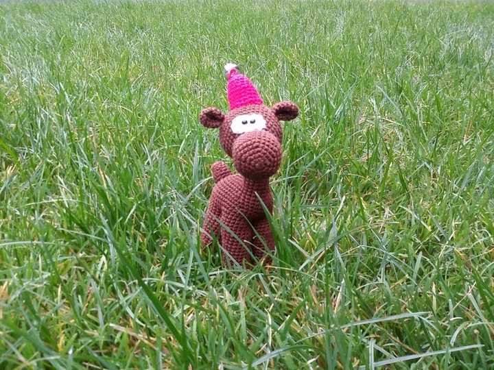 Baby Rudi Rentier - Amigurumi Häkelanleitung