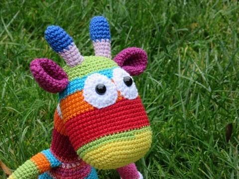 Giraffe Geraldine - Amigurumi Häkelanleitung
