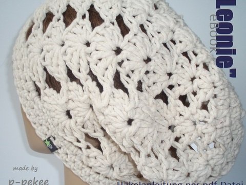 gehäkelte Sommerbeanie / Mütze "Leonie"
