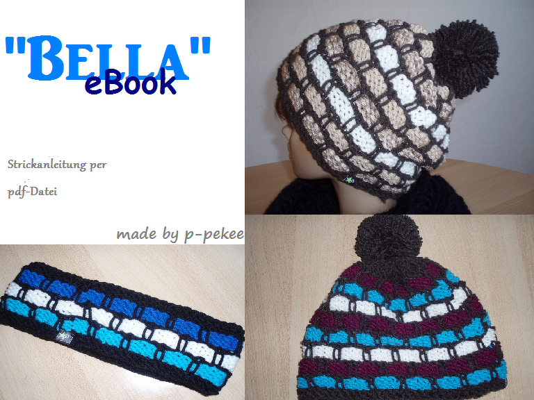 Strickmütze / Stirnband "Bella"