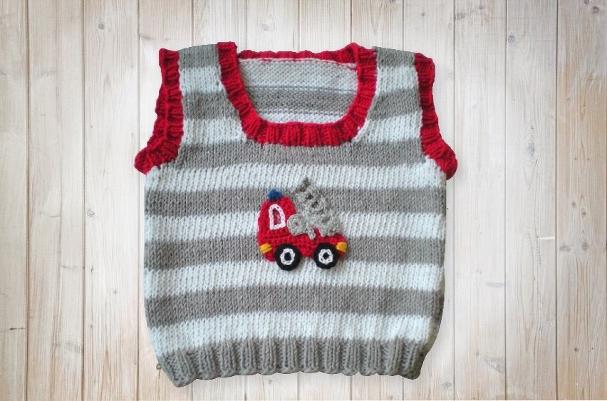 Knitting Tutorial Sweater Vest - Image 2