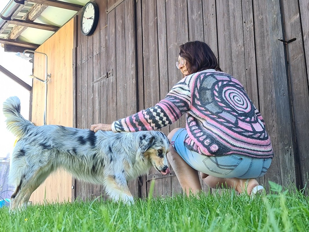 Frauhohmanns Kreisjacke mit Knopfleiste, gehäkelt und gestrickt - Bild 5