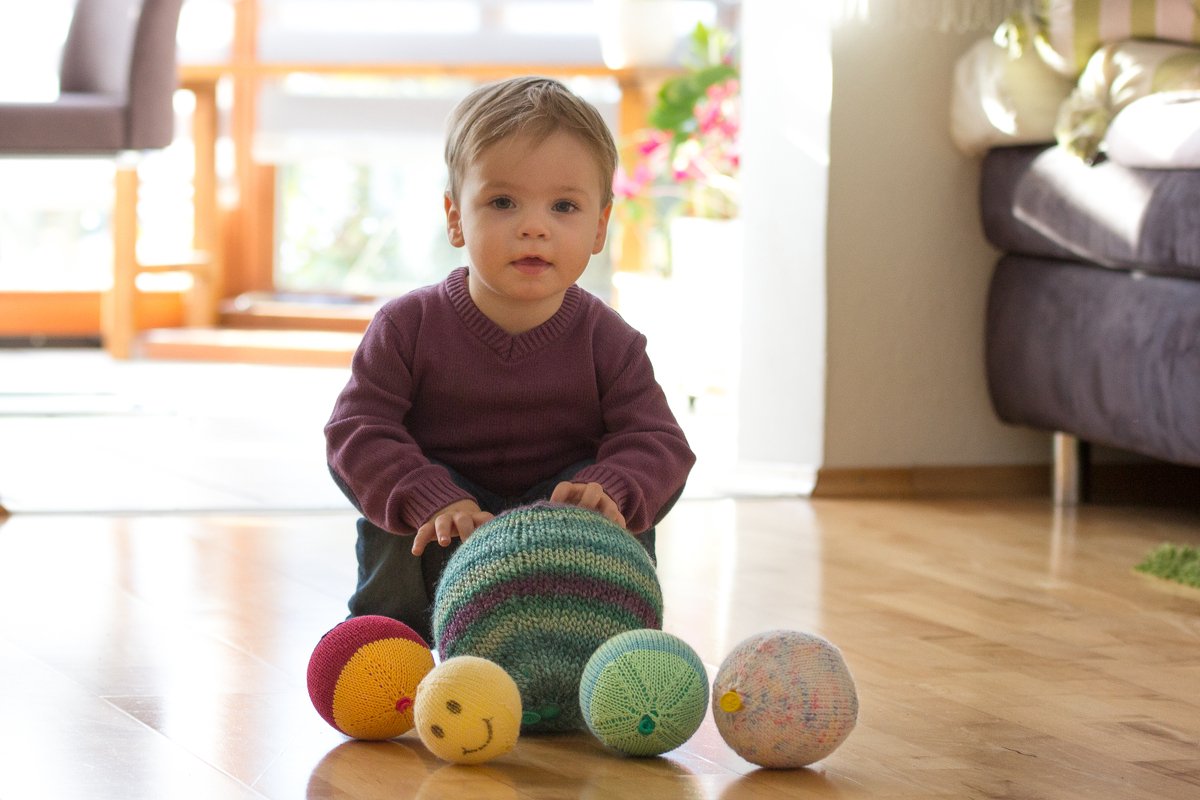 Indoor Fussball - Luftballonhülle - Strickanleitung - Bild 2