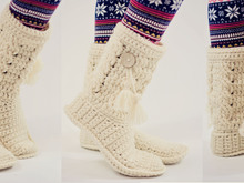 Cute as a button Häkelboots Anleitung 