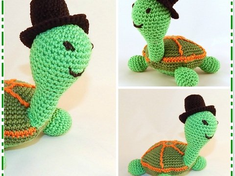 Amigurumi Häkelanleitung Schildkröte