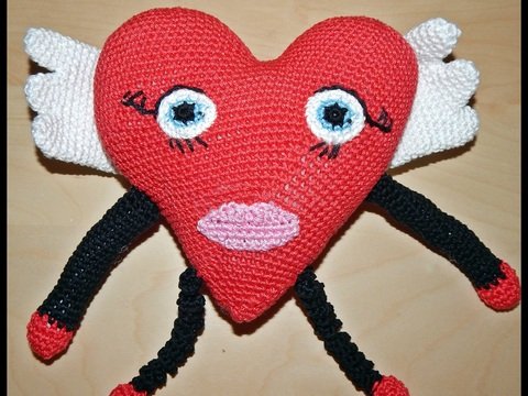 Häkelanleitung Geflügeltes Herz