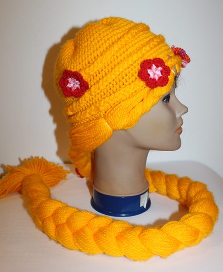 Rapunzel-Perücke Häkelanleitung