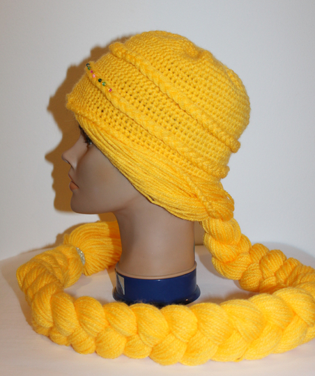 Rapunzel-Perücke Häkelanleitung