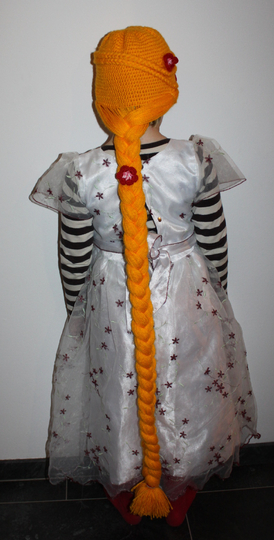 Rapunzel-Perücke Häkelanleitung