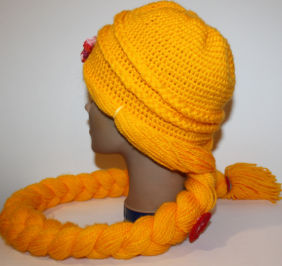 Rapunzel-Perücke Häkelanleitung