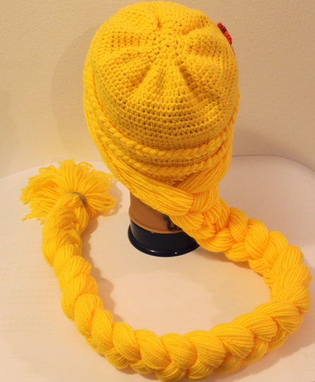 Rapunzel-Perücke Häkelanleitung