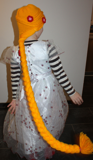 Rapunzel-Perücke Häkelanleitung