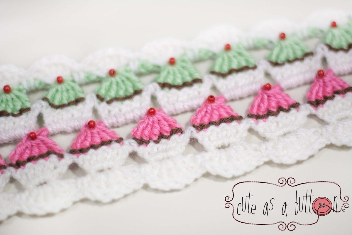 Cute as a button Cupcake Muster Anleitung