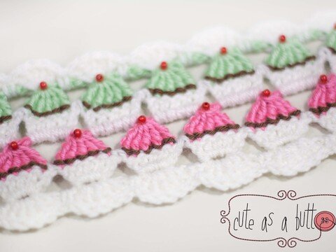 Cute as a button Cupcake Muster Anleitung