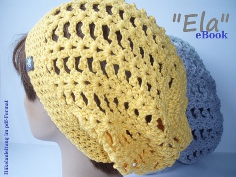 Häkelmütze "Ela" - Sommerbeanie gehäkelt