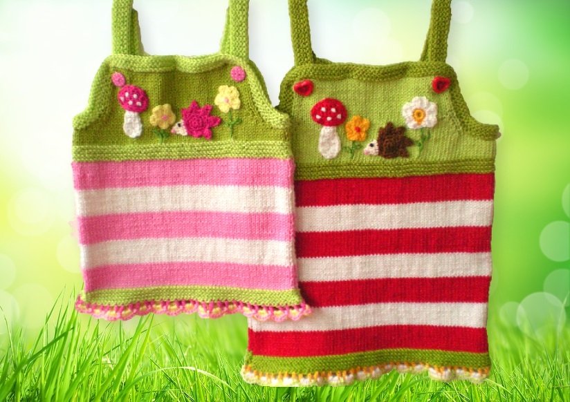 Summer top knitting pattern