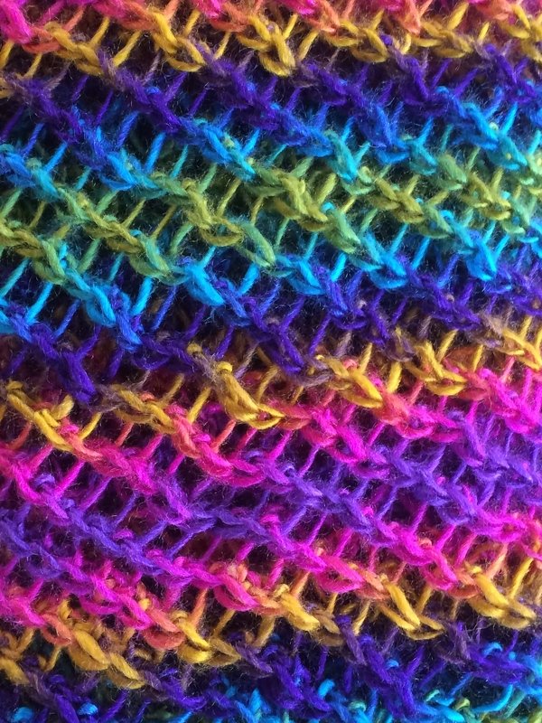 Strick-Anleitung Lochmuster-Loop