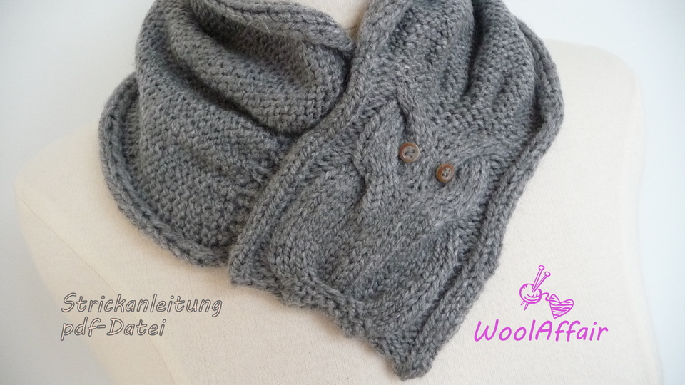 Knitting Pattern - Shawl Owl Design - No.107E