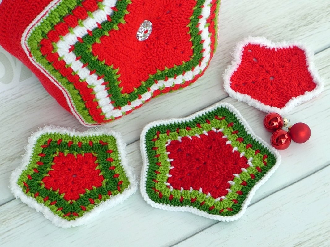 Häkelanleitung Sternkissen - Bild 2