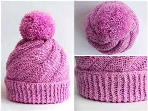 Mütze "Spiralibus" für Kinder und Erwachsene - Kostenlose Strickanleitung