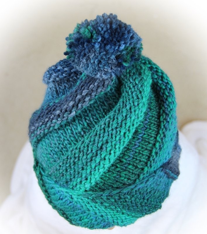 Mütze "Spiralibus" für Kinder und Erwachsene - Kostenlose Strickanleitung - Bild 4