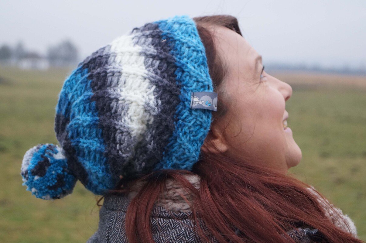 Anleitung zum stricken Spiral- Mütze *Top of the world* - Bild 4