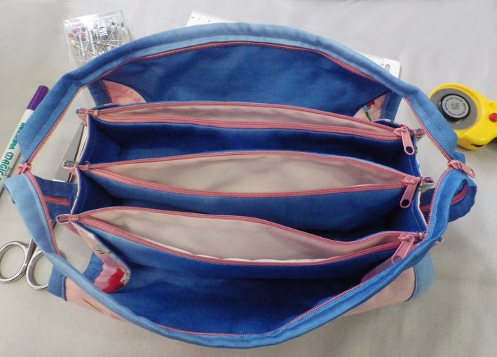 Nähanleitung für eine Fächertasche - Ziehharmonikatasche - Bild 3