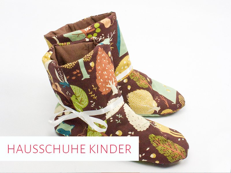 Schnittmuster-E-Book: Kinder-Hausschuhe “Gunilla”