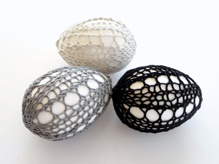 Knitting Pattern - Easter Eggs Shell #1 - No.50E