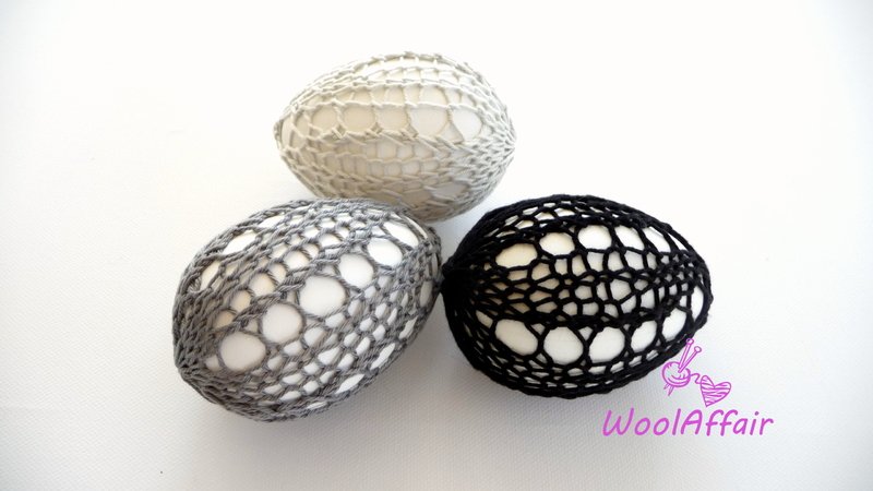 Knitting Pattern - Easter Eggs Shell #1 - No.50E