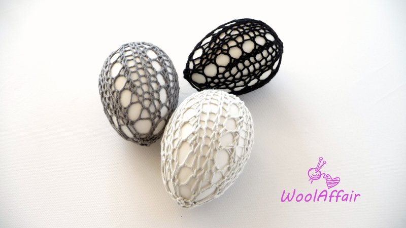 Knitting Pattern - Easter Eggs Shell #1 - No.50E