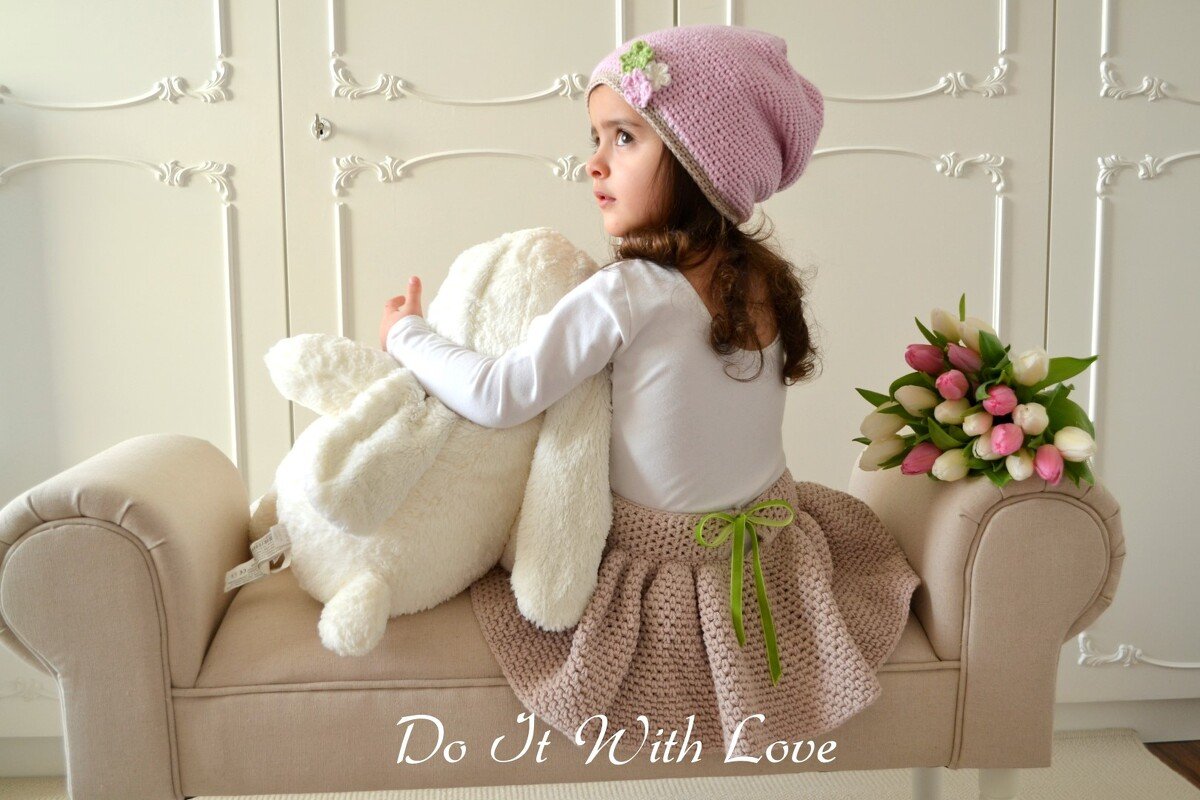 Häkelanleitung Slouchy Mütze / Loop Schal 2in1 - Bild 7