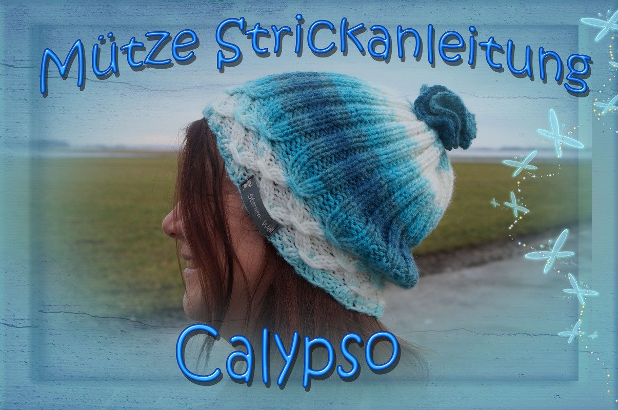 Strickanleitung Mütze und Häkelanleitung Hyperbolische Kugel / Bommel