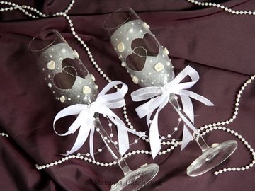Gläser dekorieren - für besondere Momente - Valentinstag, Jubiläum oder Hochzeit