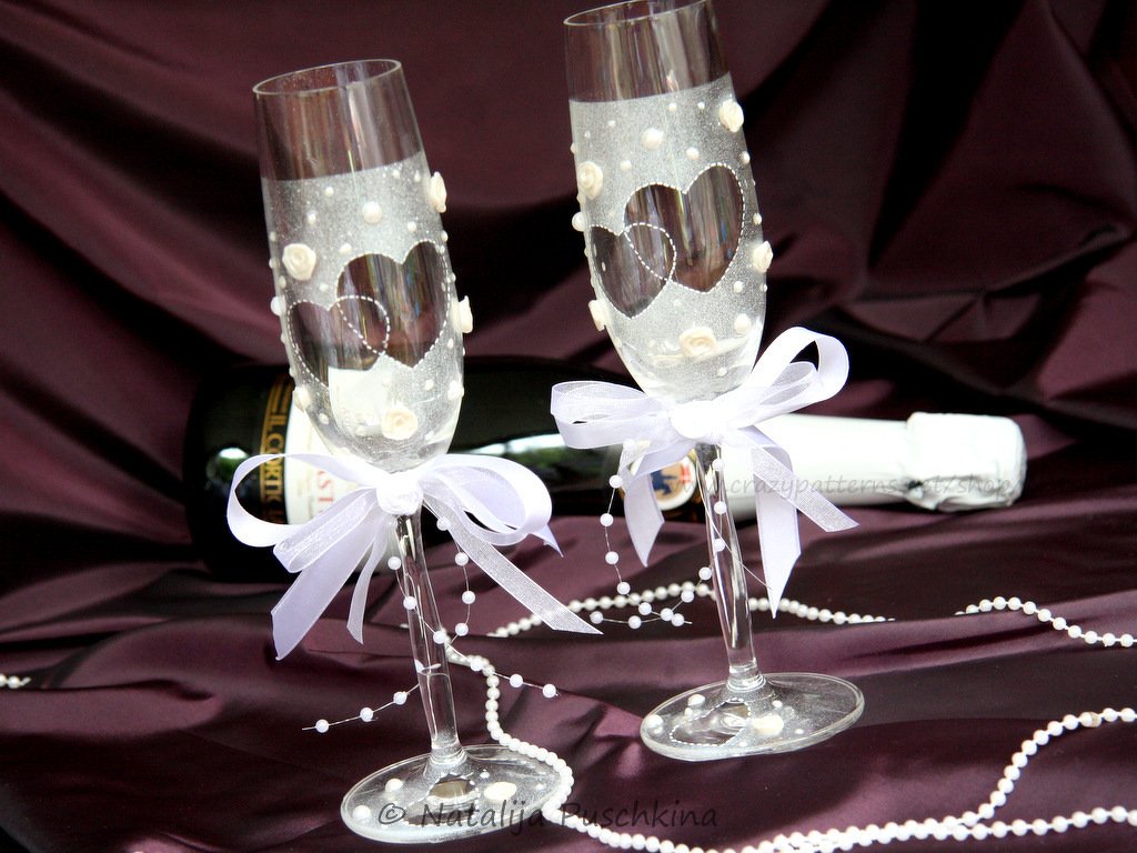 Gläser dekorieren - für besondere Momente - Valentinstag, Jubiläum oder Hochzeit - Bild 4