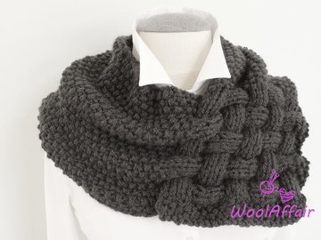 Strickanleitung - Webschal Chunky Strickschal - Loop - No.111