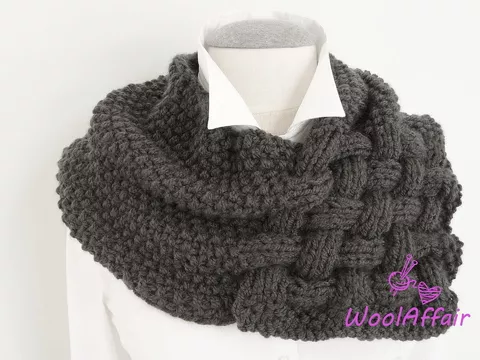 Strickanleitung - Webschal Chunky Strickschal - Loop - No.111