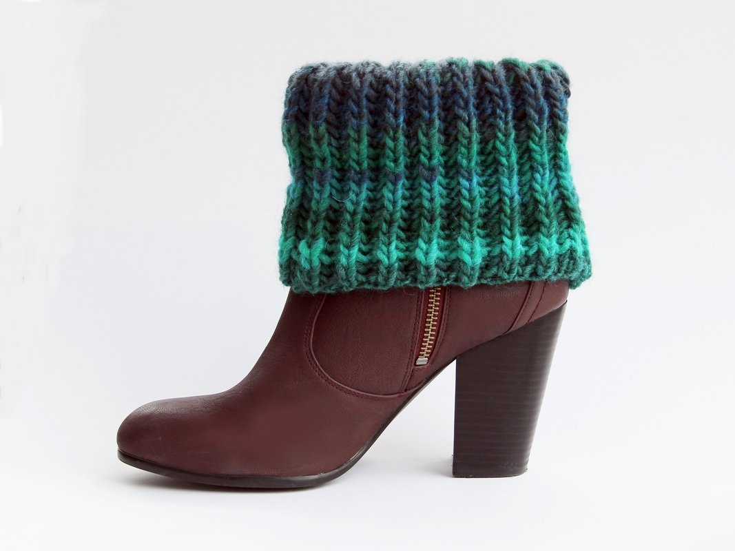 Stiefel-Stulpen - Strickanleitung gratis
