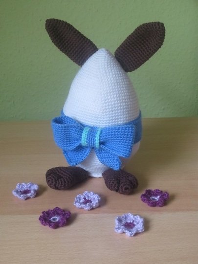 Hasen-Osterei - Häkelanleitung