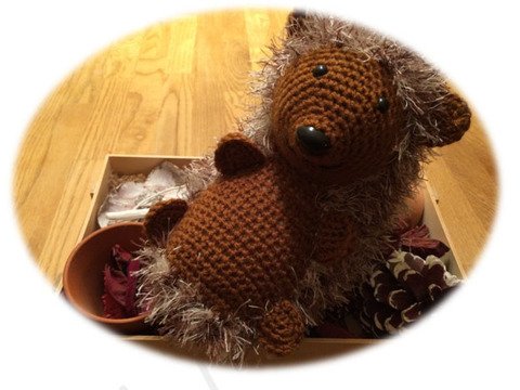 PDF-Häkelanleitung Igel Fred Amigurumi