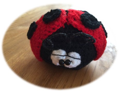 PDF-Häkelanleitung Marienkäfer Frieda  Amigurumi