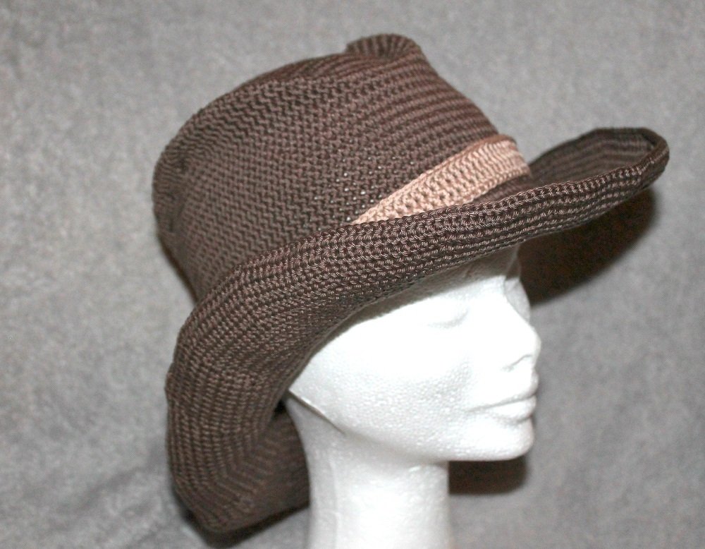 Häkelanleitung Cowboyhut für Erwachsene in 2 Größen