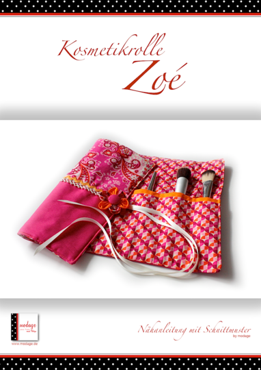 Kosmetikrolle / Pinselrolle "Zoé"