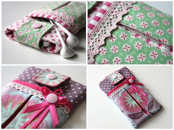 Handytasche mit Kellerfalte "Mirabelle"